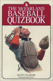 Cover of: The McFarland Baseball Quizbook by Scott Flatow, Scott Flatow