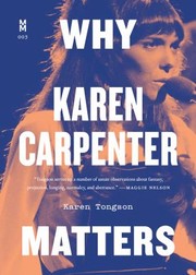 Cover of: Why Karen Carpenter Matters