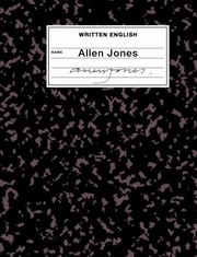 Cover of: Written English by Allen Jones