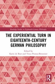 Cover of: Experiential Turn in Eighteenth-Century German Philosophy