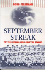 Cover of: September Streak: The 1935 Chicago Cubs Chase the Pennant