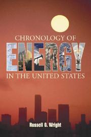 Cover of: Chronology of Energy in the United States