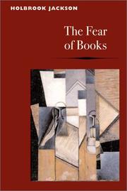 Cover of: The fear of books