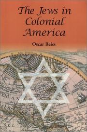 Cover of: The Jews in colonial America by Oscar Reiss