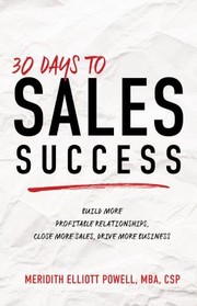 Cover of: 30 Days to Sales Success