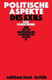 Cover of: Politische Aspekte des Exils