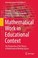 Cover of: Mathematical Work in Educational Context