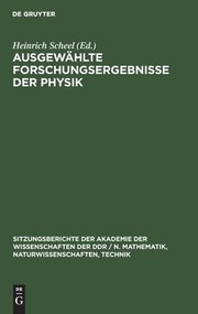 Cover of: Ausgewählte Forschungsergebnisse der Physik