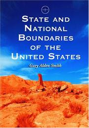 Cover of: State and National Boundaries of the United States