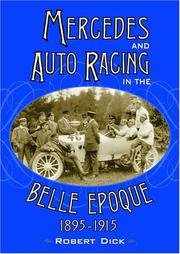 Cover of: Mercedes And Auto Racing In The Belle Epoque, 1895-1915