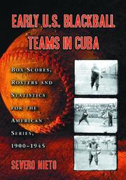 Cover of: Early U.S. Blackball Teams in Cuba | Severo Nieto