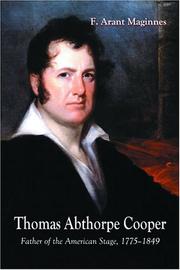Thomas Abthorpe Cooper by F. Arant Maginnes