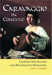 Cover of: Caravaggio In Context by John F. Moffitt