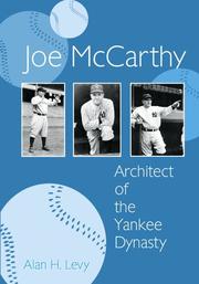 Cover of: Joe Mccarthy: Achitect of the Yankee Dynasty