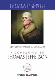 Cover of: A companion to Thomas Jefferson by Francis D. Cogliano