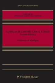 Cover of: Corporate Lawyer : Law and Ethics: Custom Edition