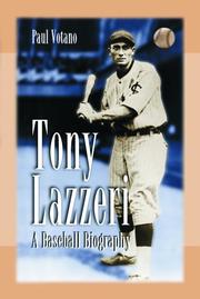 Cover of: Tony Lazzeri: A Baseball Biography