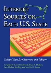 Cover of: Internet sources on each U.S. state: selected sites for classroom and library
