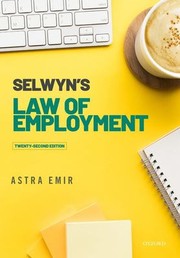 Cover of: Selwyn's Law of Employment by Astra Emir