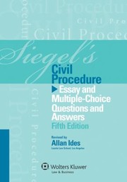 Cover of: Siegel's Civil Procedure by Brian N. Siegel, Lazar Emanuel