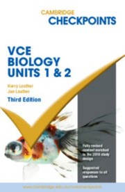 Cover of: Cambridge Checkpoints VCE Biology Units 1 and 2 Biology Units 1 And 2