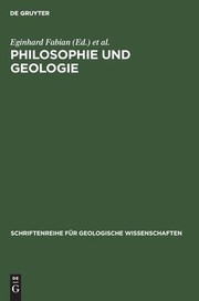 Cover of: Philosophie und Geologie by Eginhard Fabian, Martin Guntau, Manfred Störr