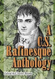 Cover of: A C.S. Rafinesque Anthology