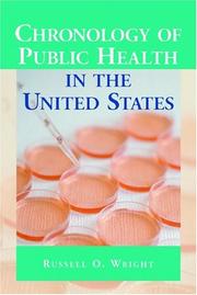 Cover of: Chronology of Public Health in the United States