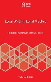 Cover of: Legal Writing, Legal Practice by Yael Landman