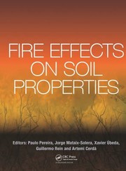 Front cover of Fire Effects on Soil Properties by Paulo Pereira