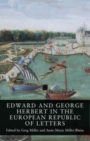 Cover of: Edward and George Herbert in the European Republic of Letters