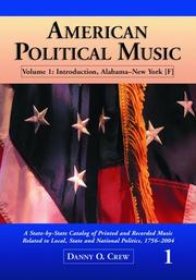 Cover of: American political music by Danny O. Crew