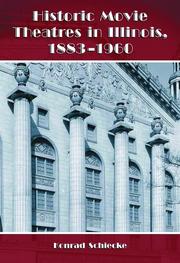 Cover of: Historic movie theatres in Illinois, 1883-1960