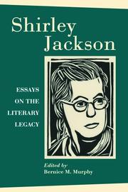 Cover of: Shirley Jackson: Essays On The Literary Legacy
