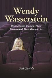 Cover of: Wendy Wasserstein by Gail Ciociola