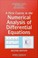 Cover of: First Course in the Numerical Analysis of Differential Equations