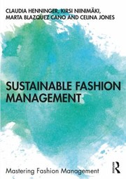 Cover of: Sustainable Fashion Management