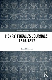 Cover of: Henry Foxalls Journals, 1816-1817: Transatlantic Methodism in Transition