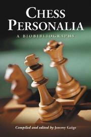 Cover of: Chess personalia by Jeremy Gaige