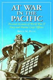 Cover of: At War in the Pacific by Bruce M. Petty