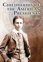 Cover of: Childhoods of the American Presidents by William O. Foss