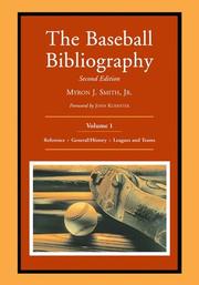 Cover of: The baseball bibliography