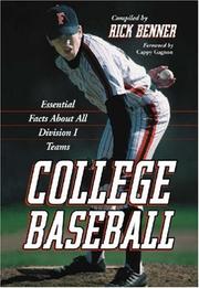 Cover of: College Baseball: Essential Facts about All Division I Teams