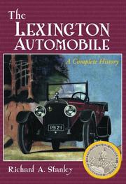 Cover of: The Lexington Automobile: A Complete History