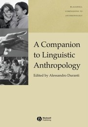 Cover of: Companion to Linguistic Anthropology