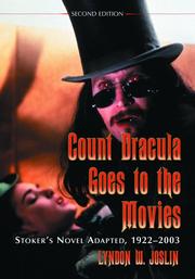 Cover of: Count Dracula Goes to the Movies by Lyndon W. Joslin