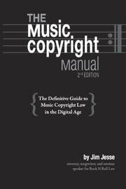 Cover of Music Copyright Manual by jim jesse