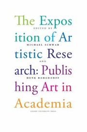 Exposition of Artistic Research cover