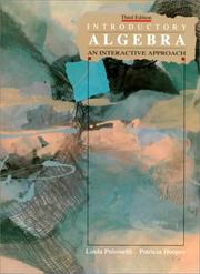 Cover of: Introductory algebra: an interactive approach