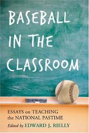 Cover of: Baseball in the Classroom: Essays on Teaching the National Pastime